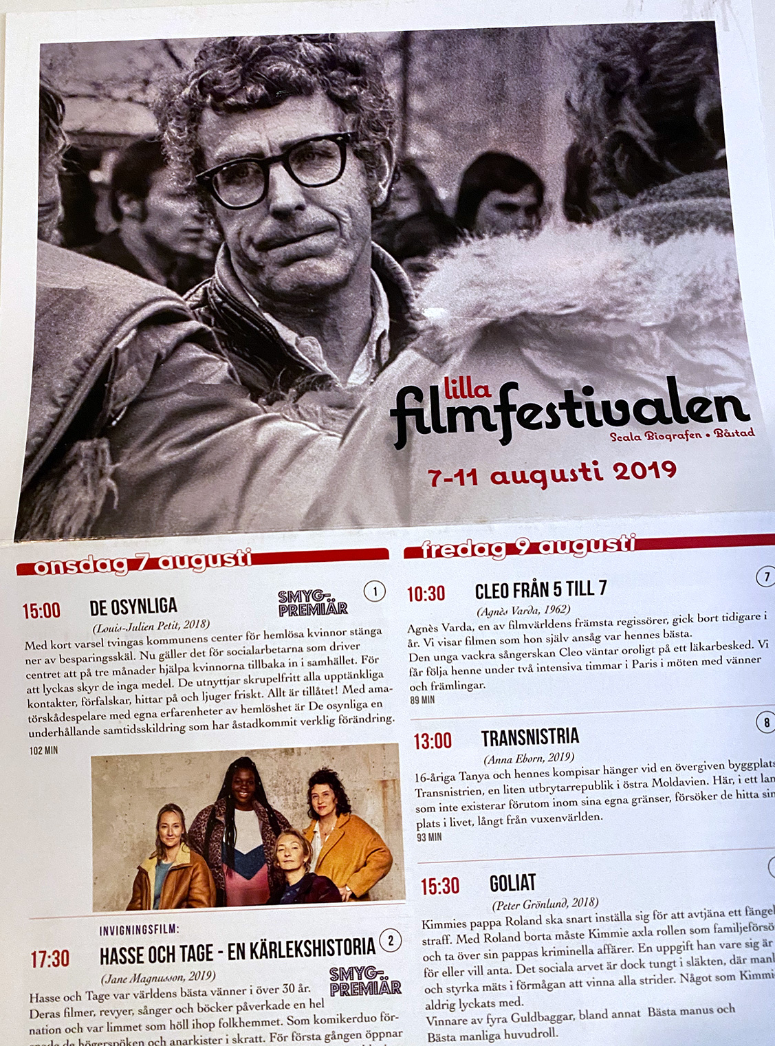 Programdesign, Lilla Filmfestivalen i Båstad, 2019 - Fredrik Strandberg