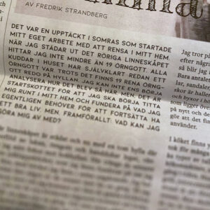 Tidningsdesign