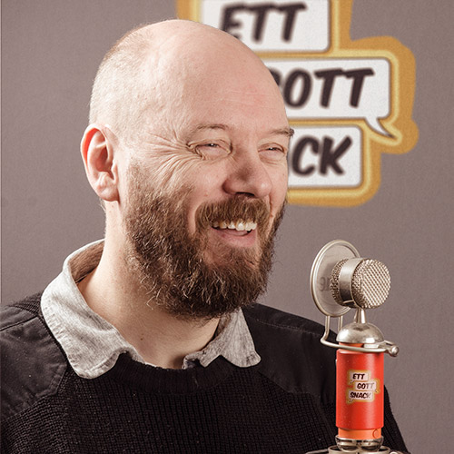 Podcasten Ett gott snack produceras av Fredrik Strandberg Multimedia